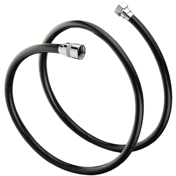 TUŠ SISTEM BLITZ COOL 527/K TERMOSTATSKA ČRNA S CEVJO, ROČNO IN NADGLAVNO PRHO