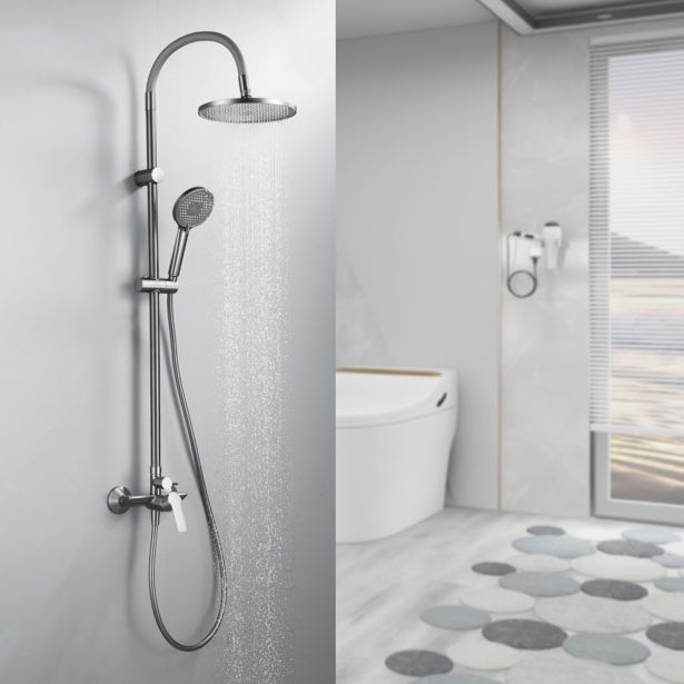 TUŠ SISTEM INTER CERAMIC ALISADO SILIKON/MEDENINA GUN SIVA