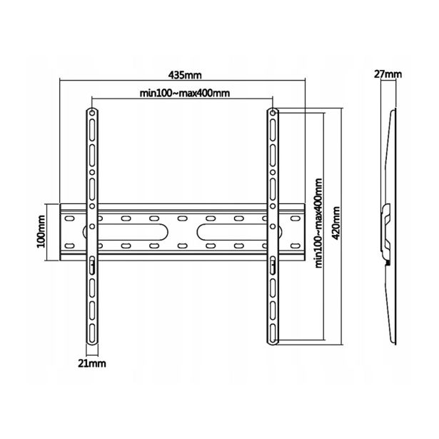 TV NOSILEC BLOW 76-877 NOSILEC ZA TV ČRNA