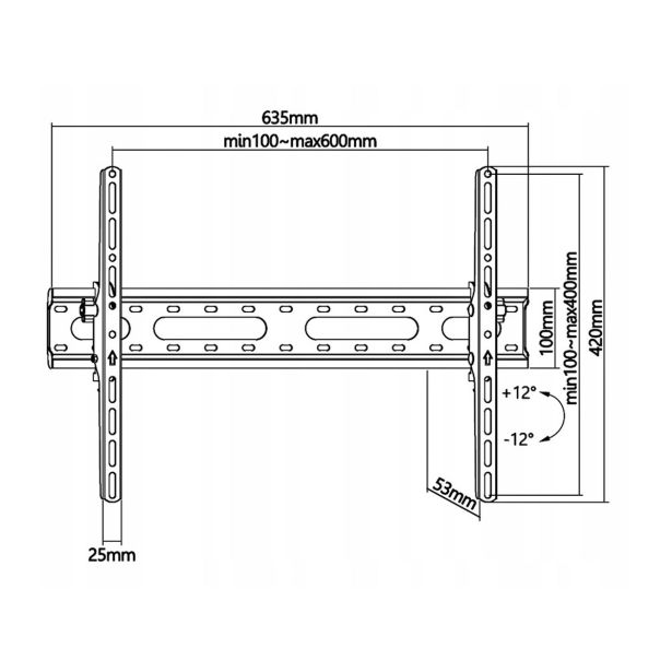 TV NOSILEC BLOW 76-879 NOSILEC ZA TV ČRNA