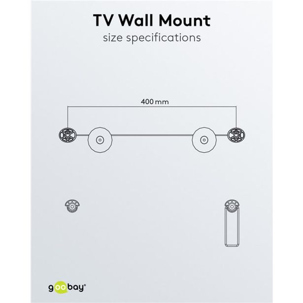 TV NOSILEC GOOBAY MONITOR NOS. STENSKI EASY MOUNT UNIVERSAL 37" TO 70