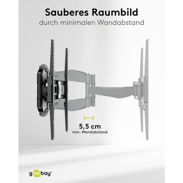 TV NOSILEC GOOBAY MONITOR NOS. STENSKI FULL MOTION L 37" TO 80" 45KG