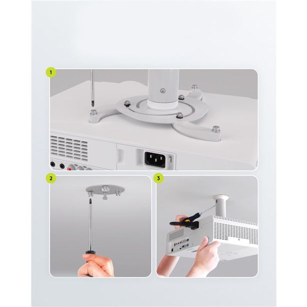 STROPNI NOSILEC ZA PROJEKTOR GOOBAY 130-200 MM