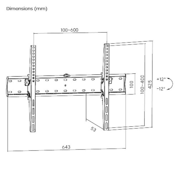 TV NOSILEC ROBAXO RTM-3680T NOSILEC ZA TV 37" - 80"