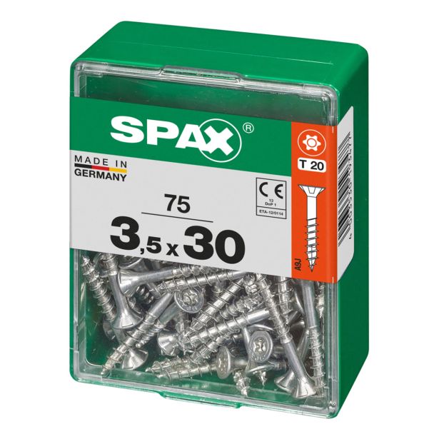 UNIVERZALNI VIJAK SPAX TX 3.5X30 WIROX A2F V ZAVITKU 75KOS