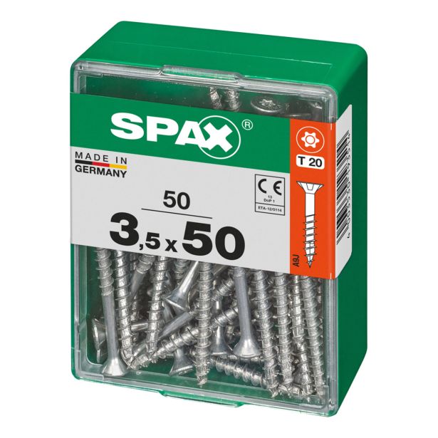 UNIVERZALNI VIJAK SPAX TX 3.5X50 WIROX A2F V ZAVITKU 50KOS