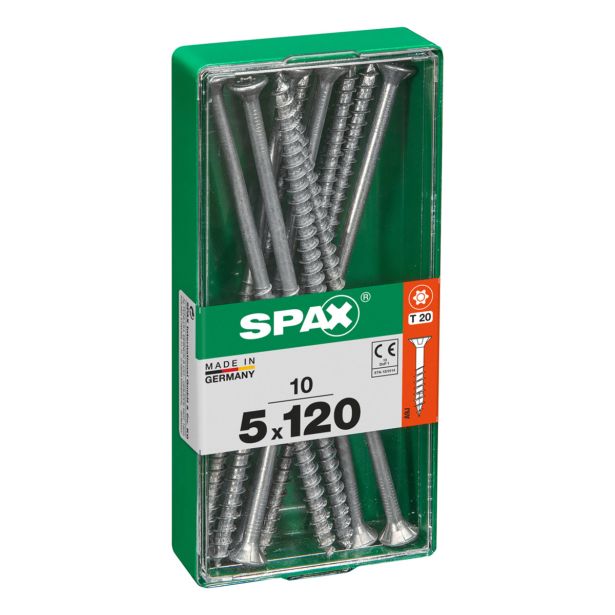 UNIVERZALNI VIJAK SPAX TX 5X120 WIROX A2F V ZAVITKU 10KOS