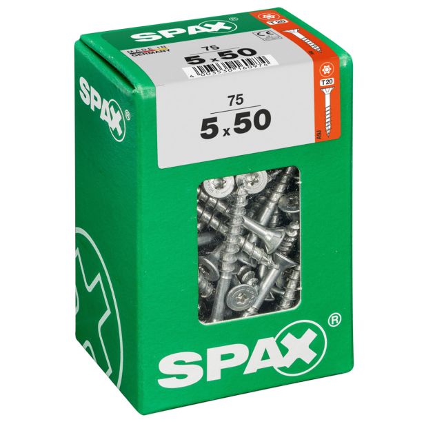 UNIVERZALNI VIJAK SPAX TX 5X50 WIROX A2F V ZAVITKU 75KOS