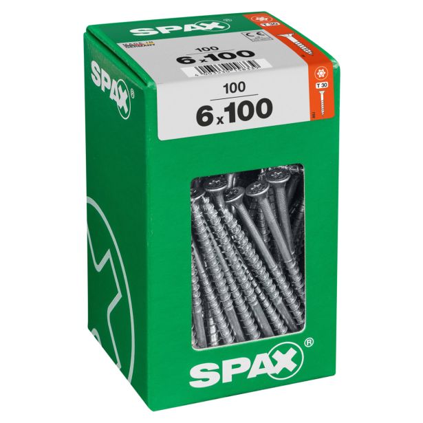 UNIVERZALNI VIJAK SPAX TX 6X100 WIROX A2F V ZAVITKU 100KOS