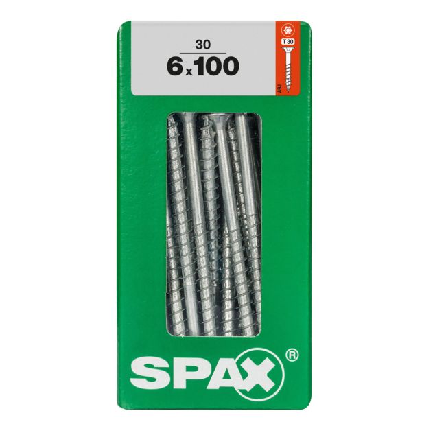 UNIVERZALNI VIJAK SPAX TX 6X100 WIROX A2F V ZAVITKU 30KOS