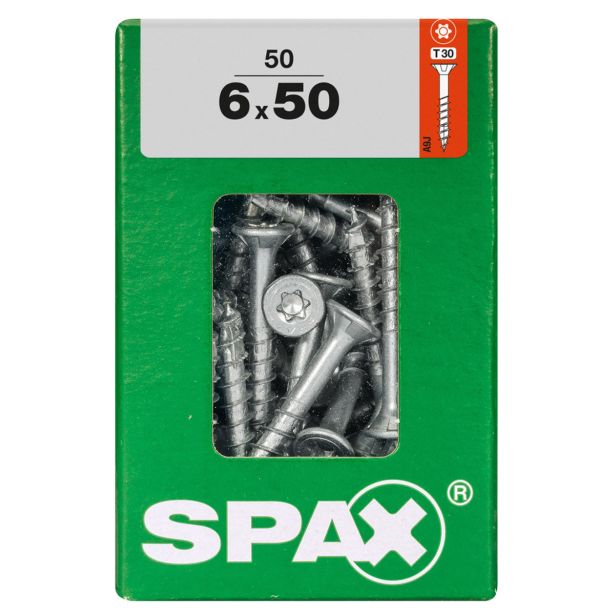 UNIVERZALNI VIJAK SPAX TX 6X50 WIROX A2F V ZAVITKU 50 KOS