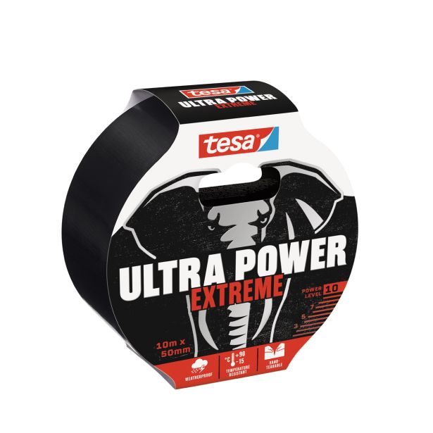 TESNILNI LEPILNI TRAK TESA ULTRA POWER EXTREME ČRN 10MX50MM - ZA POPRAVILA