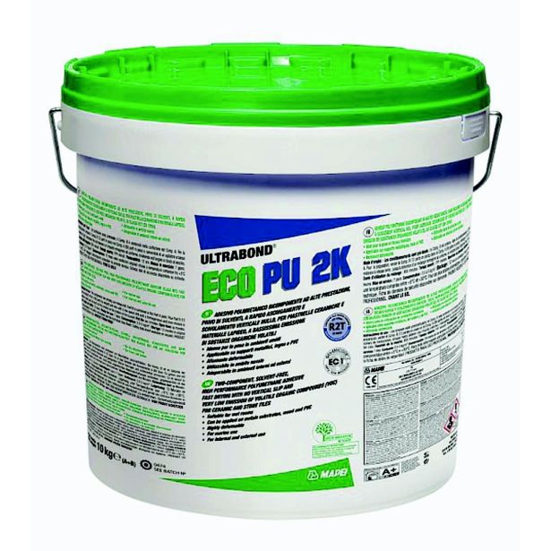 LEPILO ZA PLOŠČICE MAPEI ULTRABOND ECO PU 2K 10KG BEL R2T -ZA LES IN KOVINO