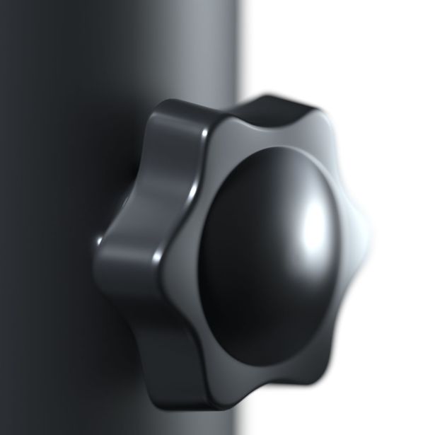 UMB. PODNOŽJE ROLIX Z/KOLESI BETON PP 25KG KV.48X48 TEMNO SIVA