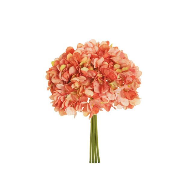 UMETNO CVETJE EVERGREENS HORTENZIJA JULIET KORALNA 35 CM