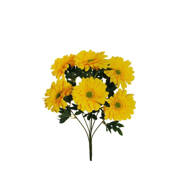 UMETNO CVETJE GERBERA ŠOPEK RUMEN