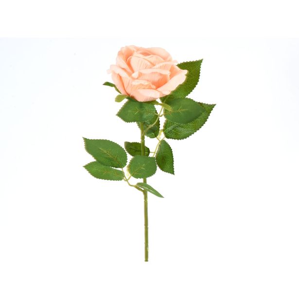 UMETNO CVETJE VRTNICA VEJICA 77CM ŽAMET LOSOS