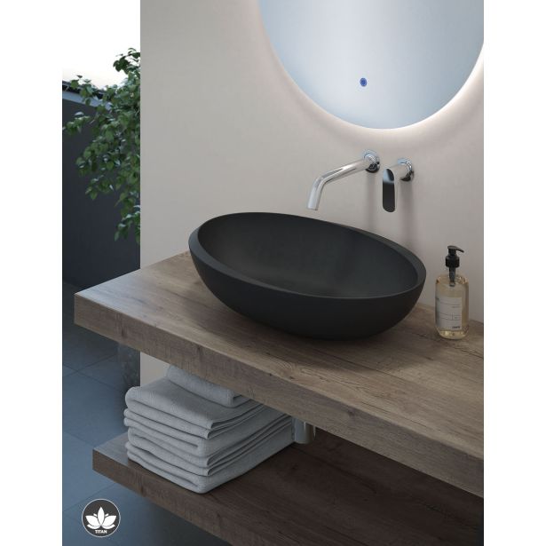 UMIVALNIK AQUAESTIL TITAN DEUS 60 MAT ČRNI NADPULTNI