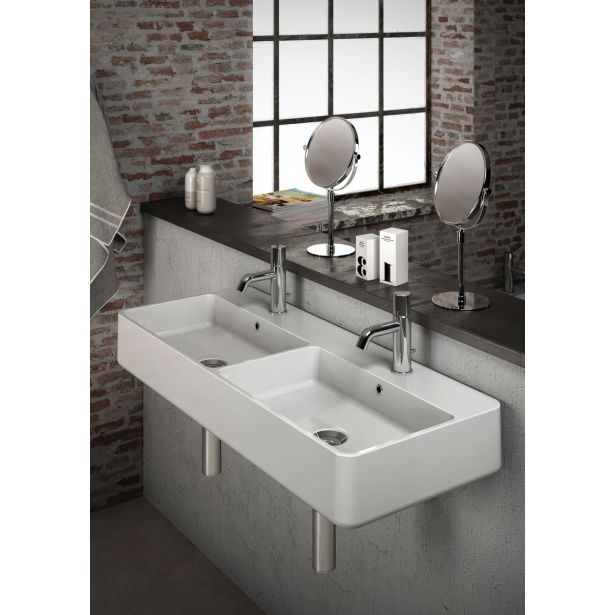 UMIVALNIK OLYMPIA TRATTO 100X41X14 CM STENSKI, DVOJNI