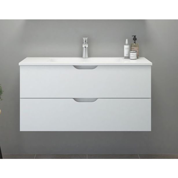 UMIVALNIŠKA ENOTA AQUAESTIL JANA 80 Z UMIVALNIKOM BELA 80X40X52