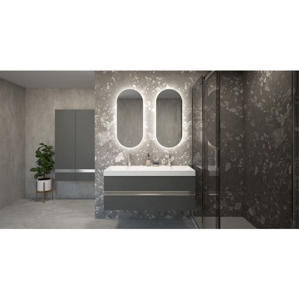 UMIVALNIŠKA ENOTA AQUAESTIL LYRA 100 DIMNO ZELENA BELI ROČAJI, UMIVALNIK