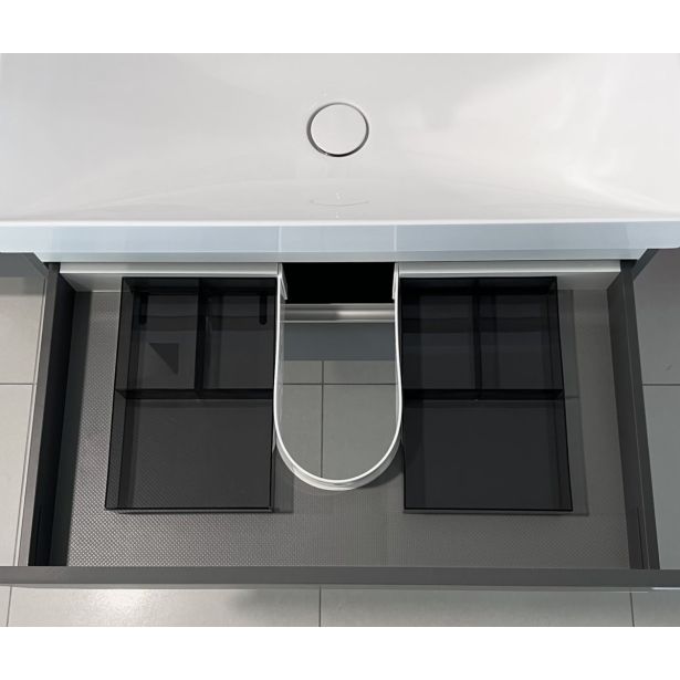 UMIVALNIŠKA ENOTA AQUAESTIL LYRA 100 DIMNO ZELENA BELI ROČAJI, UMIVALNIK