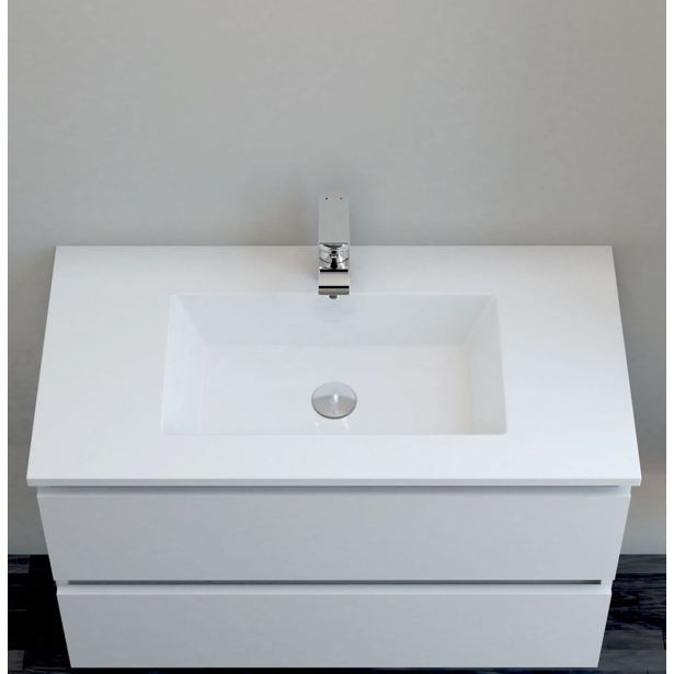 UMIVALNIŠKA ENOTA AQUAESTIL STELLA 50 Z UMIVALNIKOM BELA AKRIL 50X40X52 CM