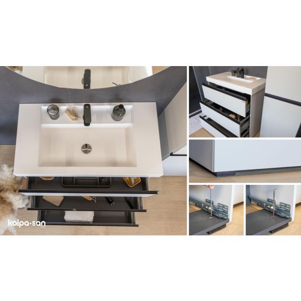 UMIVALNIŠKA ENOTA KOLPA SAN HARMONY OUHF 120 CO BRONASTI HRAST, UMIVALNIK