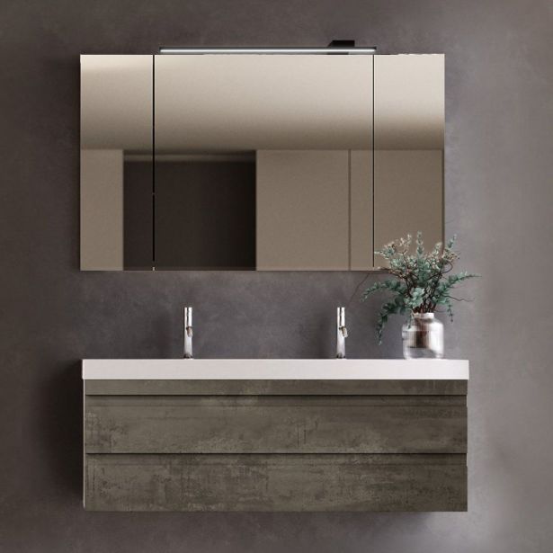 KOPANIŠKA OMARICA Z OGLEDALOM SAN TON 120 DC NAOMI