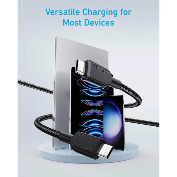 USB KABEL ANKER USB-C NA USB-C 240 W 310 1.8 M ČRN