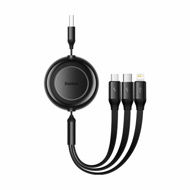 USB KABEL BASEUS KABEL USB 3V1 1.1M 3.5A BASEUS USB-C/LIGHT/MICRO