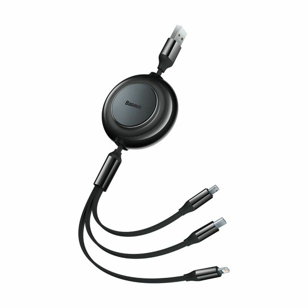 USB KABEL BASEUS KABEL USB 3V1 1.1M 3.5A BASEUS USB-C/LIGHT/MICRO