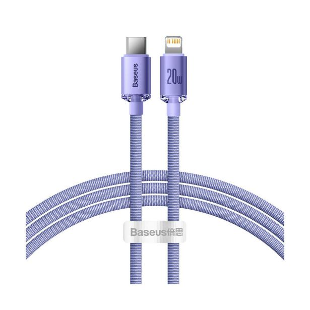 USB KABEL BASEUS KABEL USB-C/LIGHT. 20W BASEUS VIJOLIČEN 1.2M