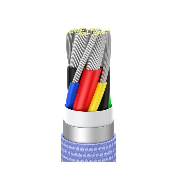 USB KABEL BASEUS KABEL USB-C/USB-C 2M 100W BASEUS VIJOLIČEN