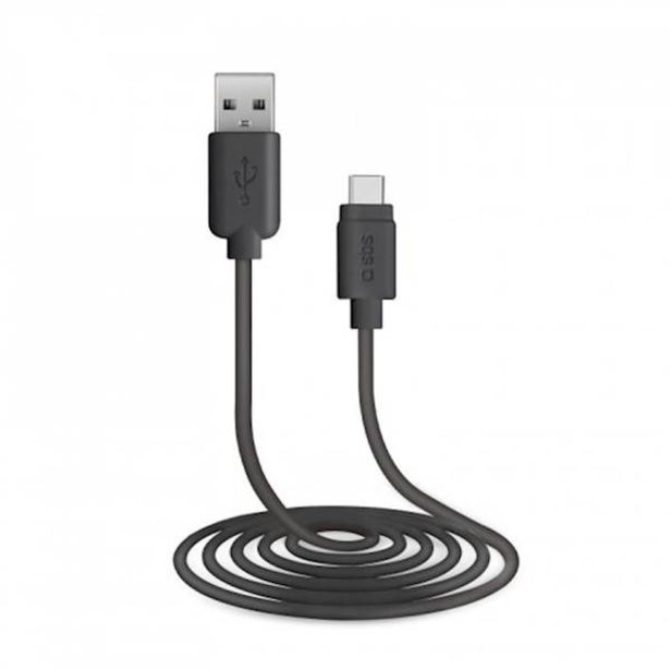 USB KABEL SBS KABEL POVEZOVALNI TYPE-C ČRN 2M