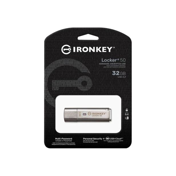 USB KLJUČ KINGSTON 32GB USB3.2 IKLP50/32GB IRONKEY LO