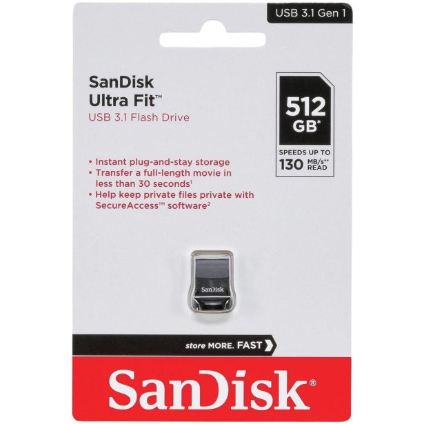 USB KLJUČ SANDISK SANDISK ULTRA FIT 512GB