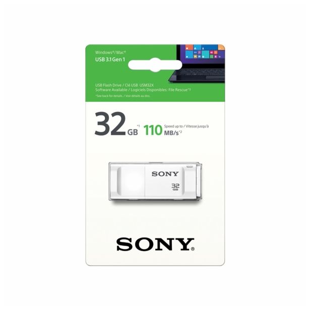 USB KLJUČ SONY USMGXV 32GB 3.0 BEL