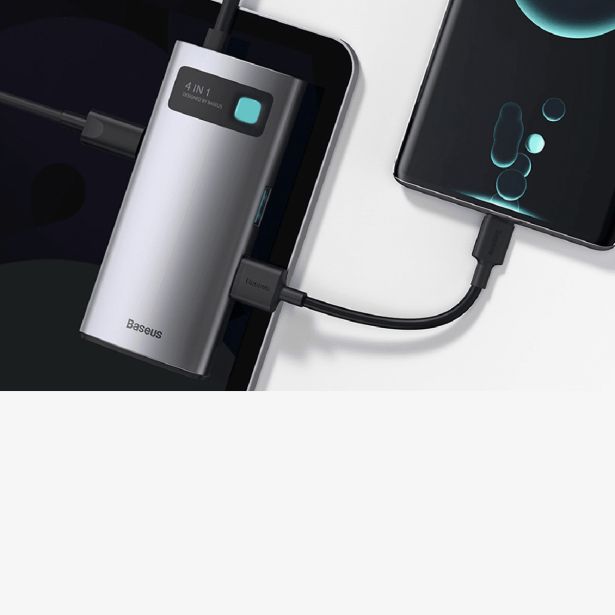 USB RAZDELILEC (HUB) BASEUS HUB POSTAJA 4V1 USB-C BASEUS USB/HDMI/USB-C PD