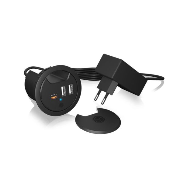 USB RAZDELILEC (HUB) ICY BOX NAMIZNI POLNILNIK