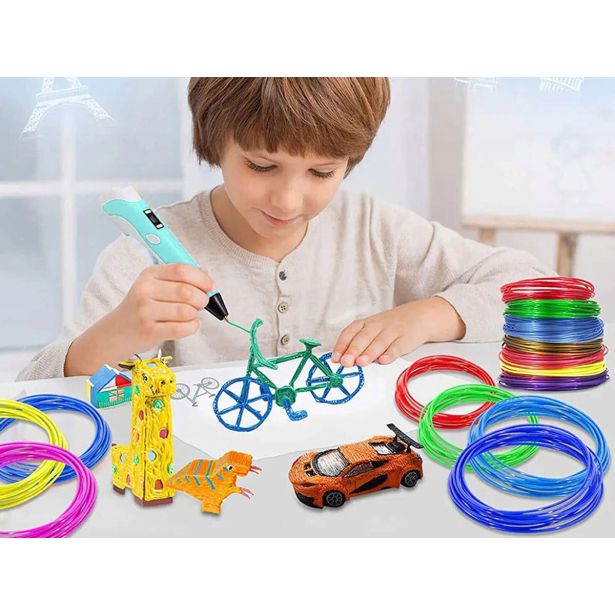 USTVARJALNI SET BLOW FILAMENT ZA 3D PEN PISALO