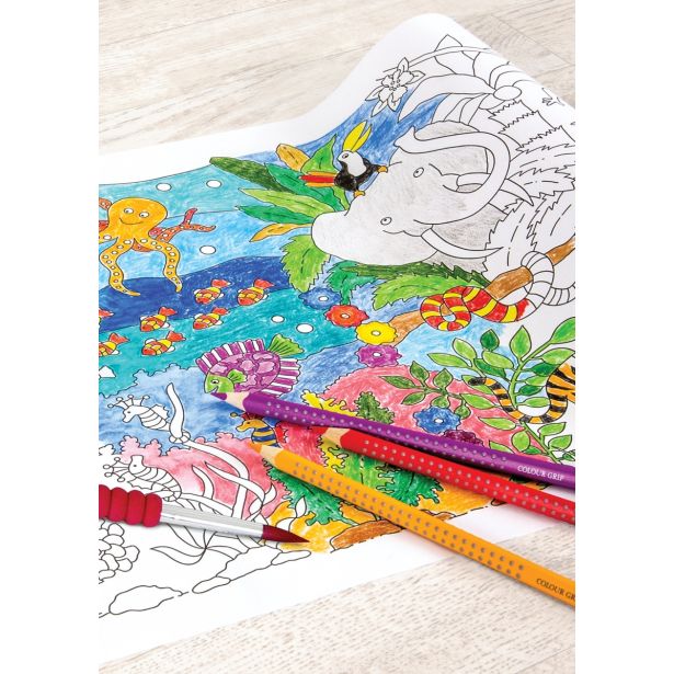 POBARVANKA FABER CASTELL V SAMOLEPILNI ROLI, 3,2M.