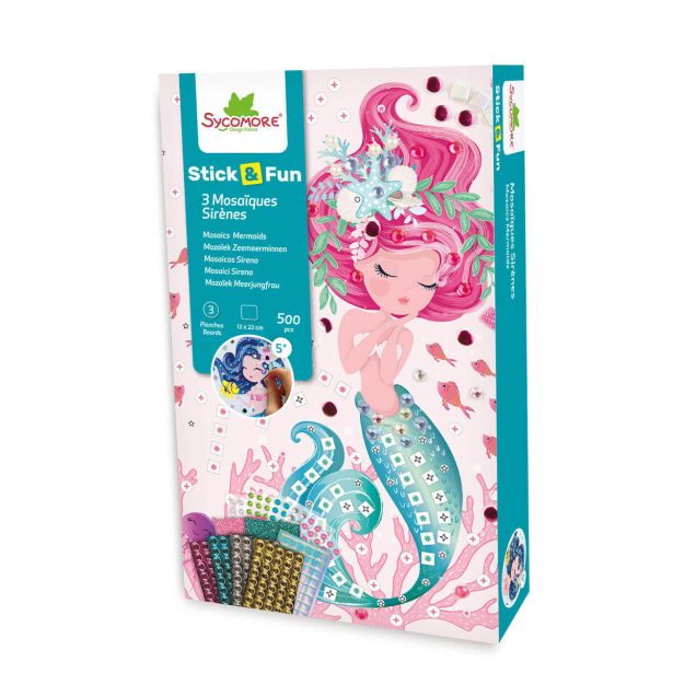 USTVARJALNI SET STICK'N FUN MOZAIK, MORSKA DEKLICA