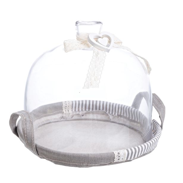 NAMENSKA DOZA BIZZOTTO V BLAGU, STEKLEN POKROV SRČKI