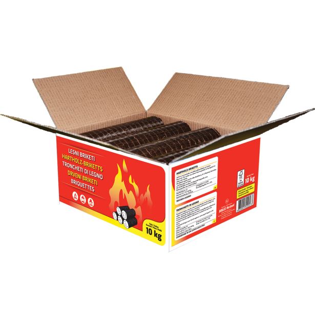 LESNI BRIKETI BIOLES HORIZONT V KARTONU, 10 KG