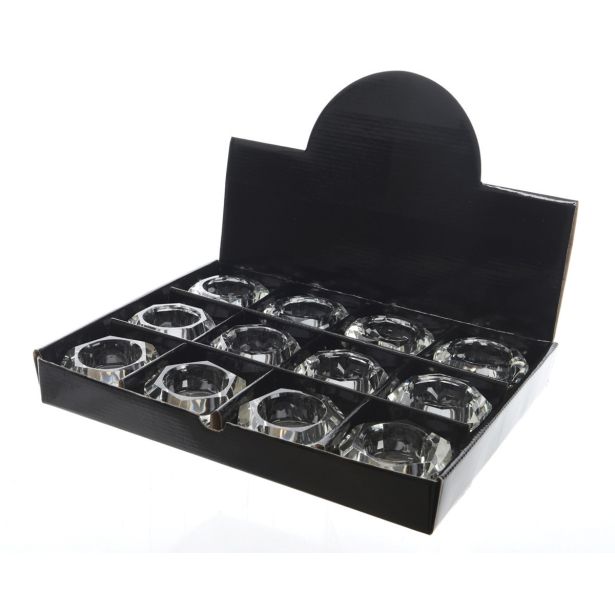 SVEČNIK V OBLIKI DIAMATOV 7X3.5 CM