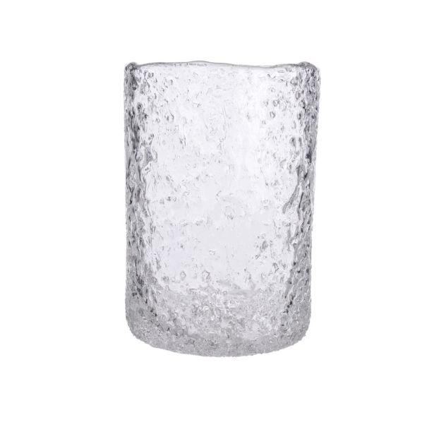 STEKLENA VAZA V OBLIKI VALJA 14X24 CM