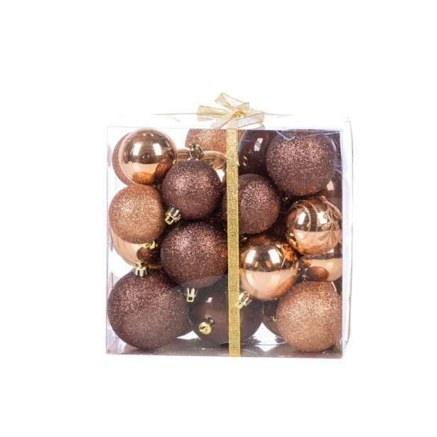 BUNKA IZ UMETNE MASE GLOSSTYLE V RJAVI BARVI 36/1 50/60/70 MM