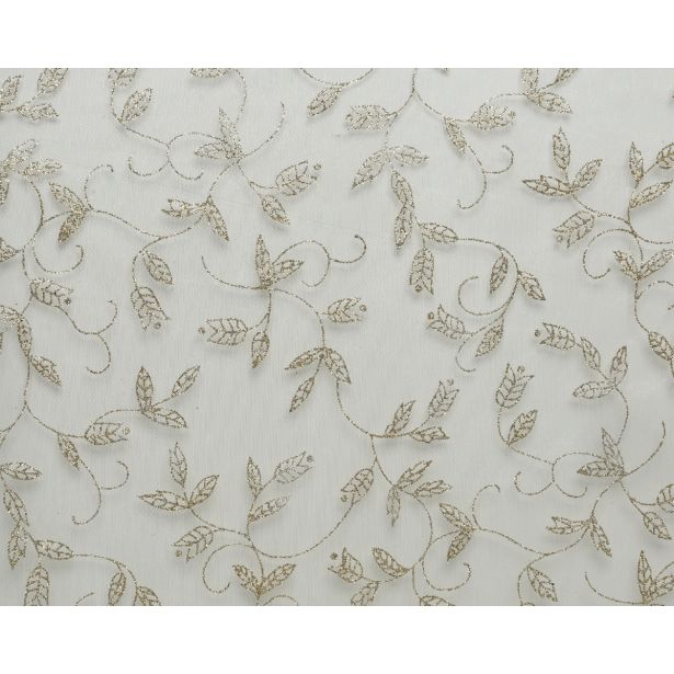 NAMIZNI TEKAČ V ROLI Z BLEŠČICAMI ZLAT, 35X200 CM