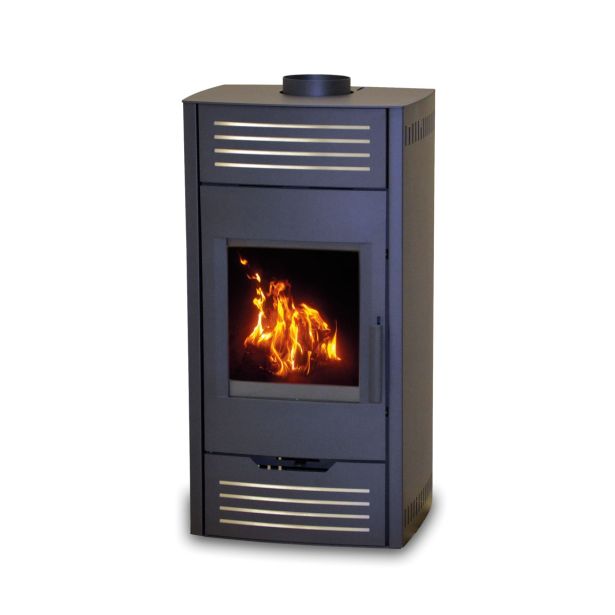 KAMINSKA PEČ LOKATERM VALVASOR B II ČRNA PLOČEVINA